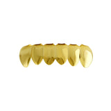 10K Yellow Gold Grillz for Bottom Teeth