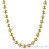 8MM Gold Bead Hip Hop Chain