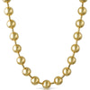 Gold 12MM Bead Chain Necklace