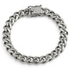 CZ Clasp Stainless Steel 10MM Cuban Bracelet