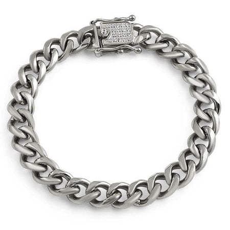 Baller CZ Stainless Steel Bracelet