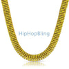 Canary Lemonade Iced Out 4 Row Necklace
