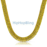 Canary Lemonade Iced Out 4 Row Necklace