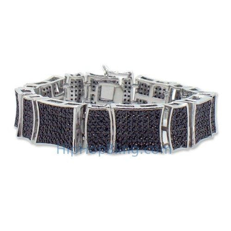 Baller CZ Stainless Steel Bracelet