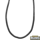 Black Snake Hip Hop Chain 3MM