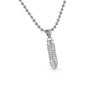 Nano Bullet .925 Sterling Silver CZ Pendant