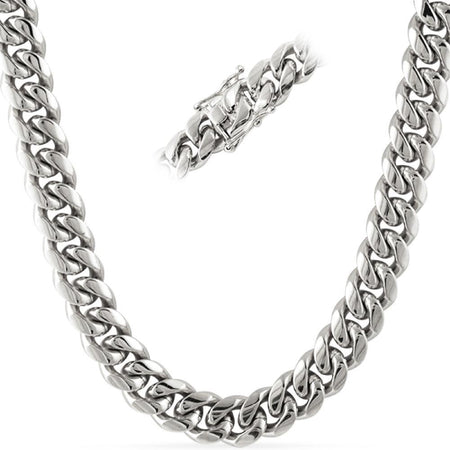 .925 Sterling Silver Figaro Chain 7MM