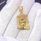 Lemonade Cuban Crown Micro Jesus Pendant