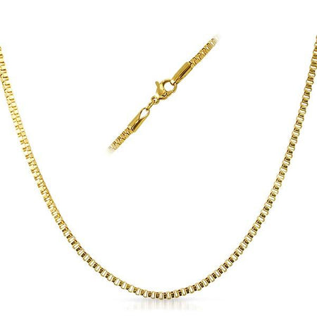 3MM Gold Rope Chain Stainless Steel