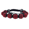 Red 10MM Disco Ball Bracelet