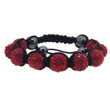 Red 10MM Disco Ball Bracelet