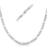 Figaro Stainless Steel Chain Necklace  4MM