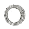 Bling Bling Royal 360 Eternity Band Rhodium CZ Ring