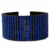 All Blue Bling 12 Row Bracelet