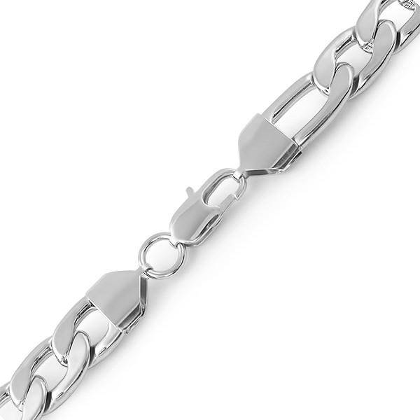Figaro Stainless Steel Bracelet 12MM