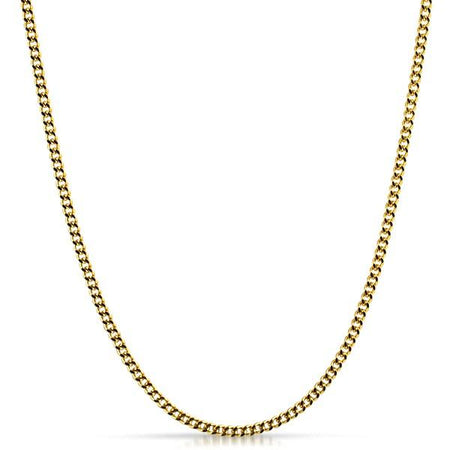 IP Gold Stainless Steel 6mm Bead Chain Necklace