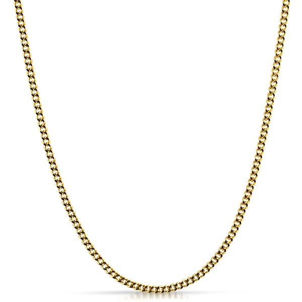 Cuban Chain 3MM Gold Stainless Steel