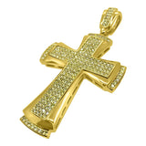 CZ Designer Cross Bling Bling Lemonade Pendant