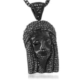 Totally Iced Out Black Jesus Piece