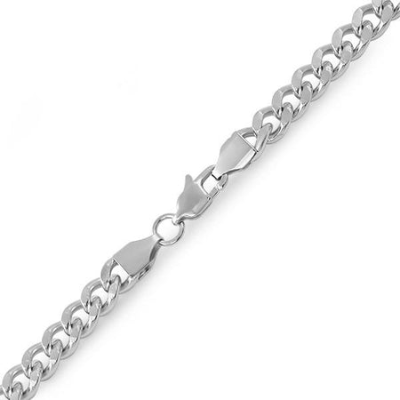 15MM CZ 1 Row Tennis Bracelet Steel Bling Bling