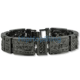 Smaller The Last Supper Black Hip Hop Bracelet