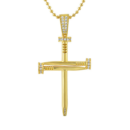 Jesus Mask Gold Pendant