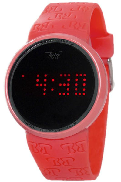 Touch Screen Digital Watch in Red