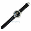 Barack Obama Hope Black Leather Bling Watch