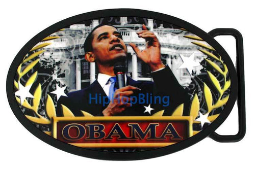 Barack Obama Whitehouse Speech Belt Buckle