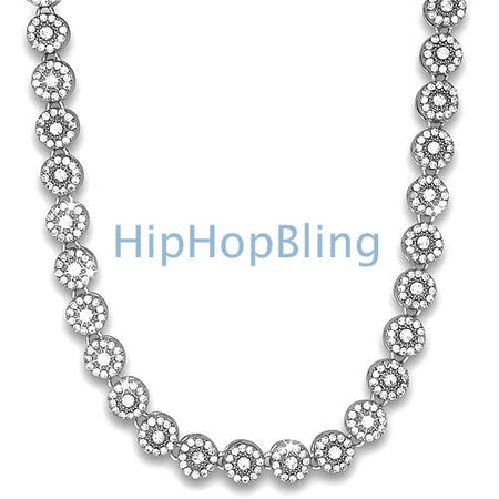 Basket Weave Stainless Steel Chain Necklace  4MM