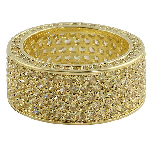 Lemonade 360 Eternity CZ Iced Out Ring