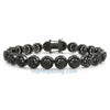 Black CZ Double Cluster Bling Bling Bracelet