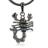 Black Scorpion Bling Pendant & Chain Small