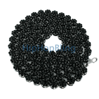 Bling Bling Chain Cluster Black on Black 36 Inches