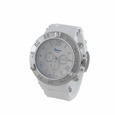 All Working 5 Timezone Hip Hop Watch White