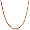 Franco Chain 2.5MM Rose Gold Stainless Steel