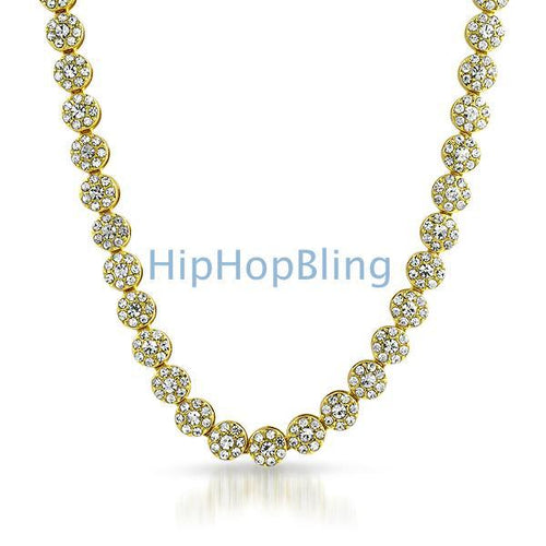 Bling Bling Cluster Chain Gold