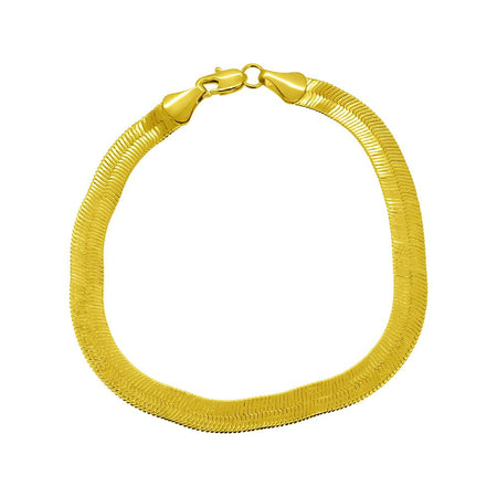 Gold Square Link Rope Bracelet