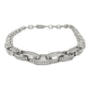 3D Box Link Rhodium Hip Hop CZ Bling Bling Chain