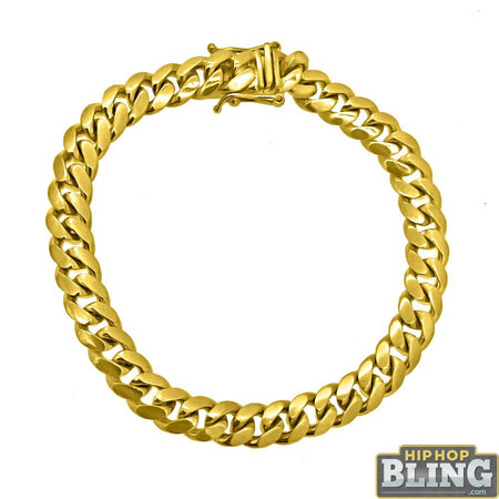 Gold Bling Bling Cuban Bracelet