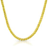 .925 Silver 4MM CZ Bling Tennis Chain Lemonade