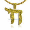 Chai Symbol Lemonade Pendant & Chain Small