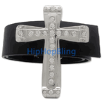 Clean Cross Silver Hip Hop Belt Buckle