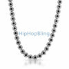 Cluster Chain White Black Center Bling