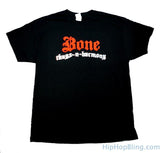 Bone Thugs n Harmony Red & White Logo Black T Shirt