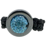 Sky Blue Disco Ball Ring