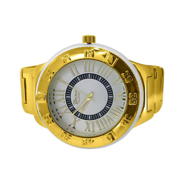 Huge Gold Elegant Fashion Watch