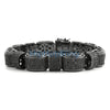 Black Ice Mountains CZ Bling Bling Bracelet