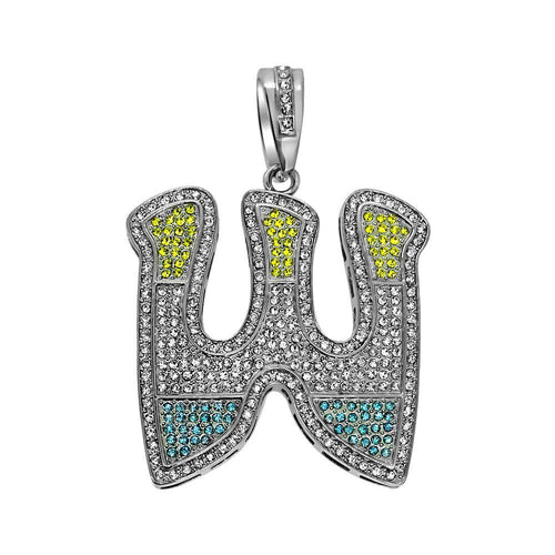 W Bling Bling Initial Tri Color