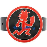 Hatchet Man Circle Red & Black Enamel ICP Insane Clown Posse Belt Buckle